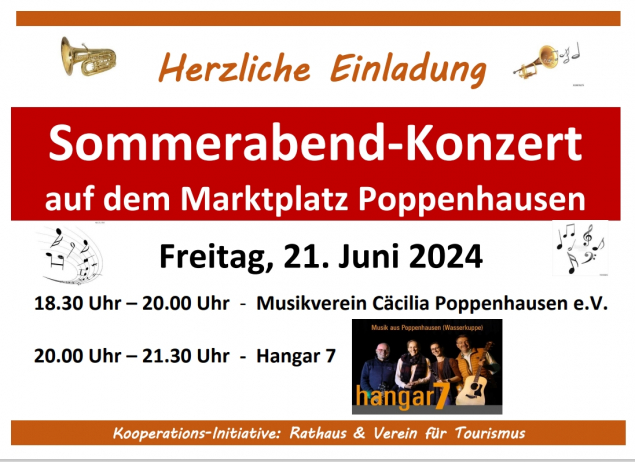 Plakat Sommerabendkonzert