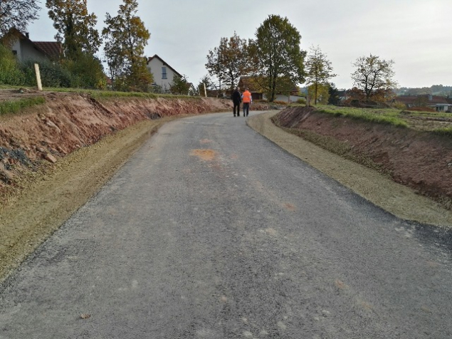 Die Zufahrt in das Baugebiet „An der Lütter“ aus Richtung Sebastian-Kneipp-Weg